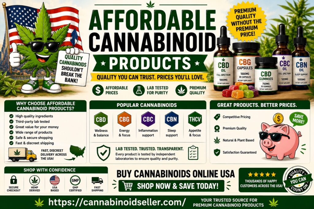 Affordable Cannabinoid Products