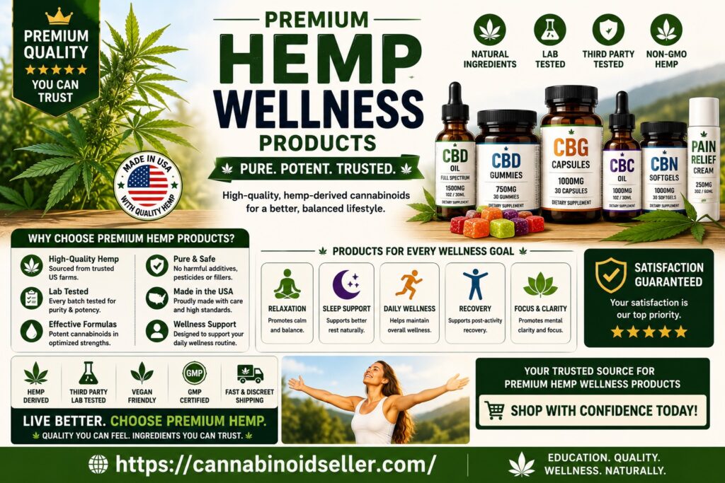 Premium Hemp Wellness Products