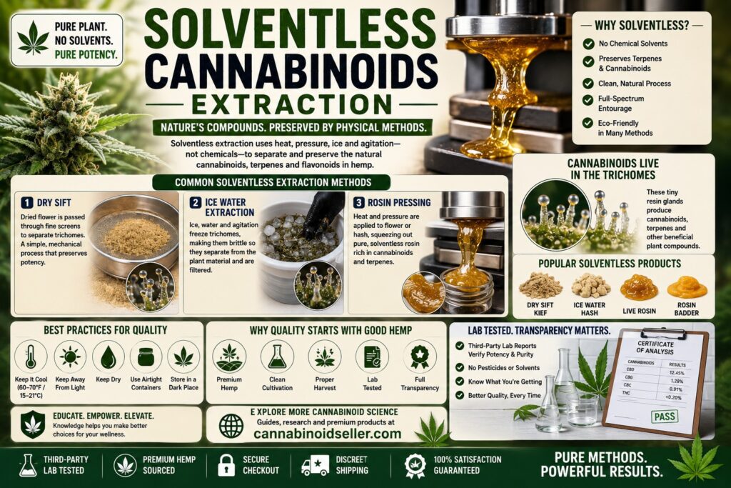 Solventless Cannabinoids Extraction