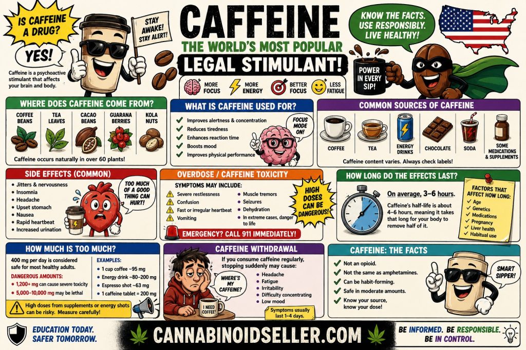 is caffeine a drug